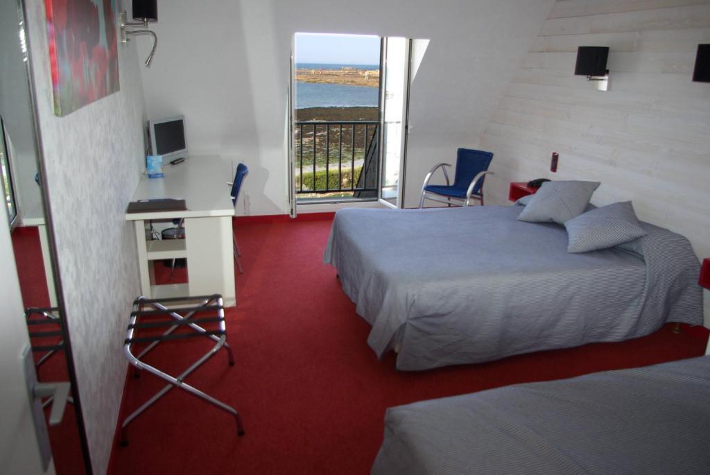 Le Sterenn Hotell Saint-Guénolé Rum bild